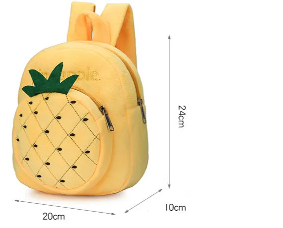 Plush Leisure Backpack for Kindergarten School