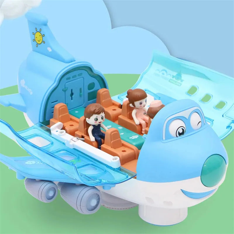 Toddler Electric Plane with Lights