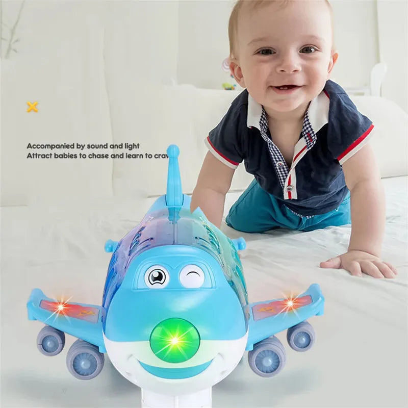 Toddler Electric Plane with Lights