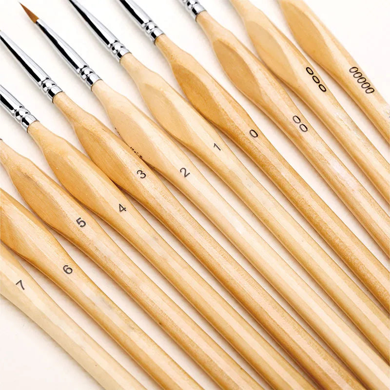 Elegant Three-Sided Watercolor Brushwork