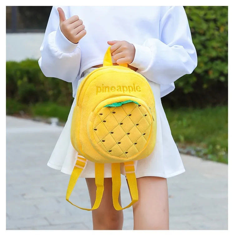 Plush Leisure Backpack for Kindergarten School