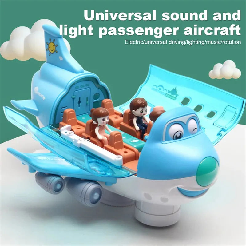 Toddler Electric Plane with Lights