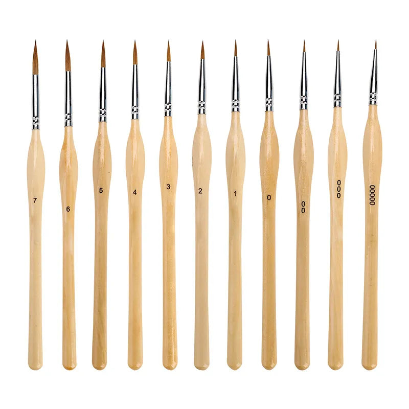 Elegant Three-Sided Watercolor Brushwork