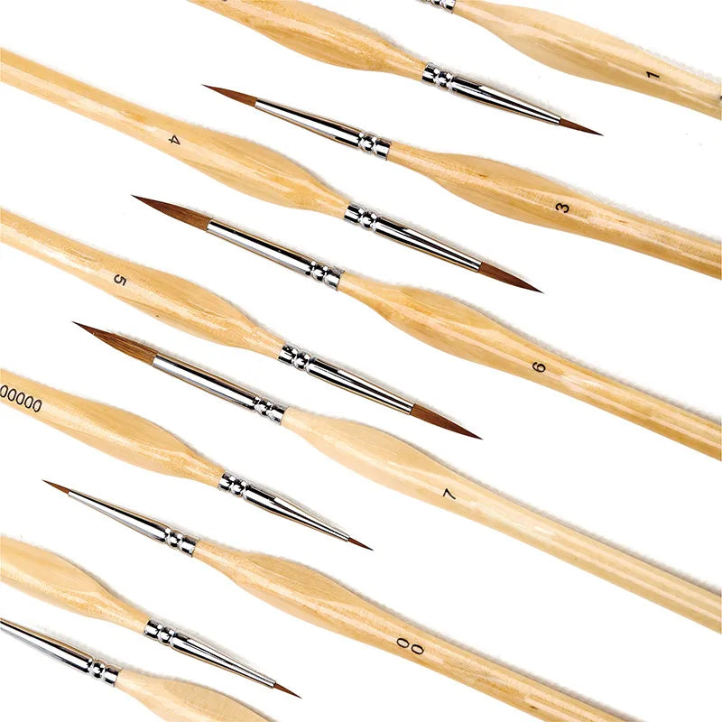 Elegant Three-Sided Watercolor Brushwork