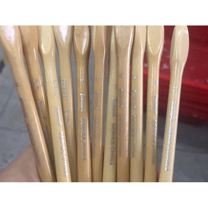 Elegant Three-Sided Watercolor Brushwork